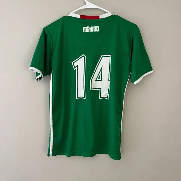 Mens Mexico Green White Soccer 2011-2013 Home Jersey XS/S Pullover Football - Picture 2 of 10